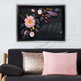 Wallity Cuadro Decorativo Enmarcado Multicolor 35 x 45 cm